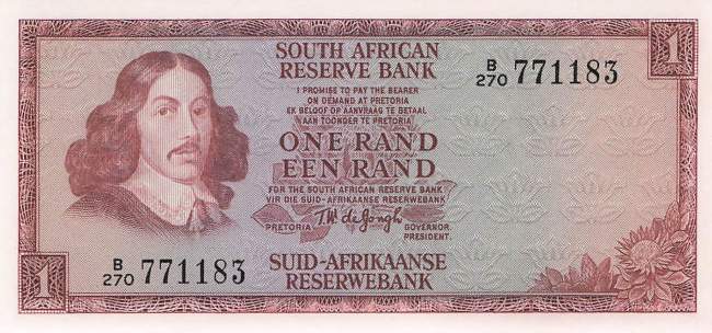 Südafrika p115a 1 Rand 1973